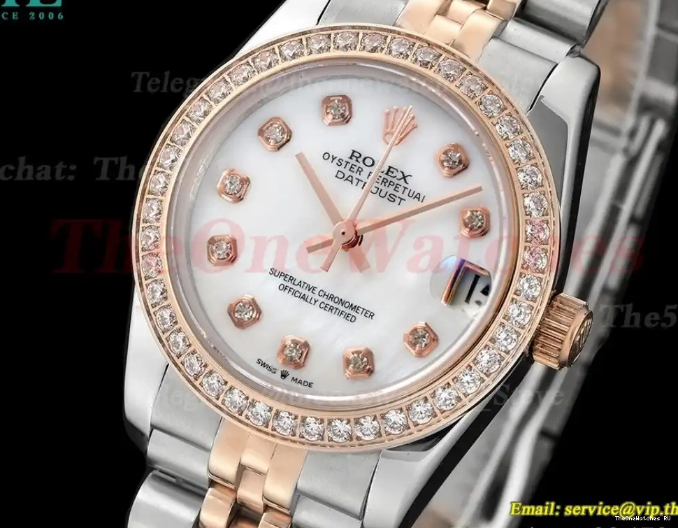 Dia RG Datejust 28mm Mop MY8215 GDF Dia SS 0413